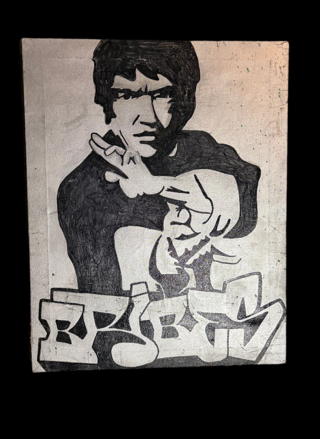 Canvas Art, Drawn - Large -Famous People -Silhouette Collection
