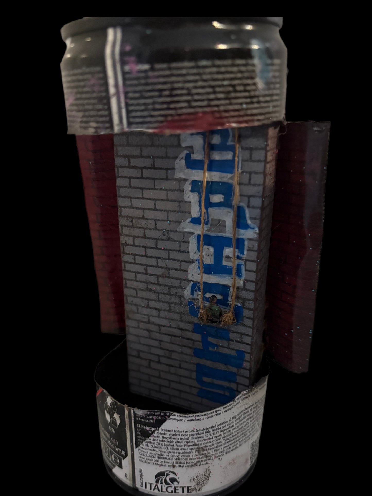 Can Art - Abseiling Wall *SOLD*