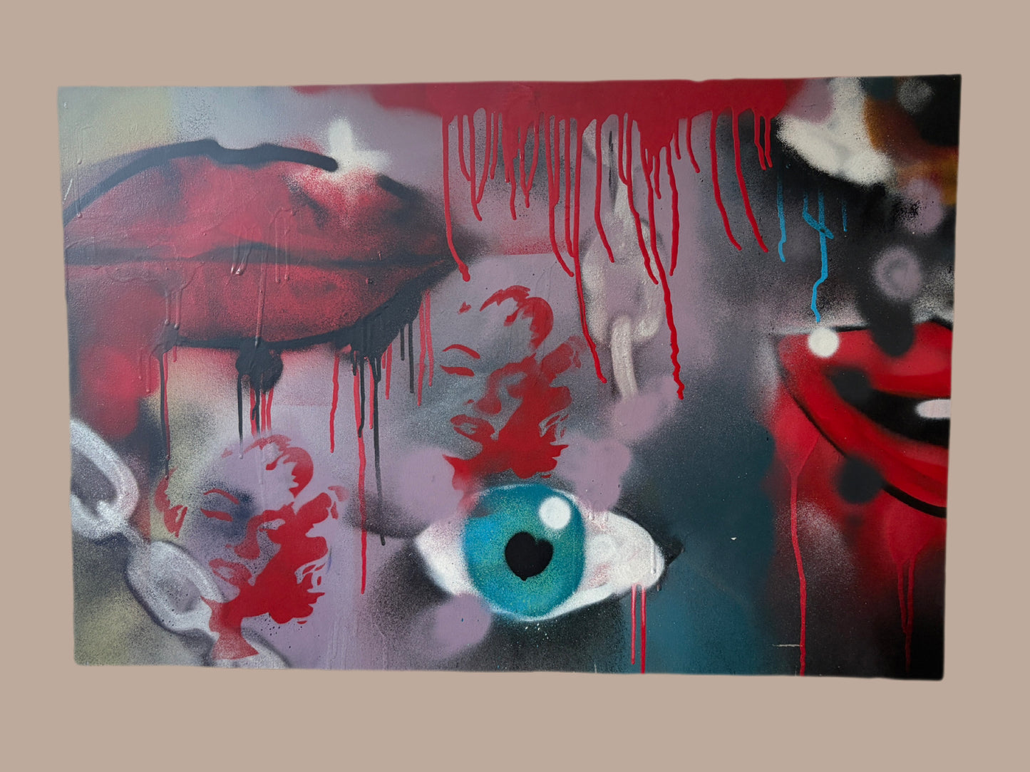 Canvas Art Extra Large - Blood Thrist *SOLD*