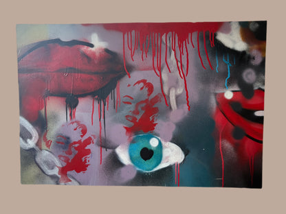 Canvas Art Extra Large - Blood Thrist *SOLD*