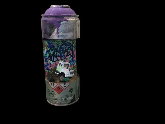 Can Art - Truck Crash *SOLD*