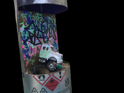 Can Art - Truck Crash *SOLD*