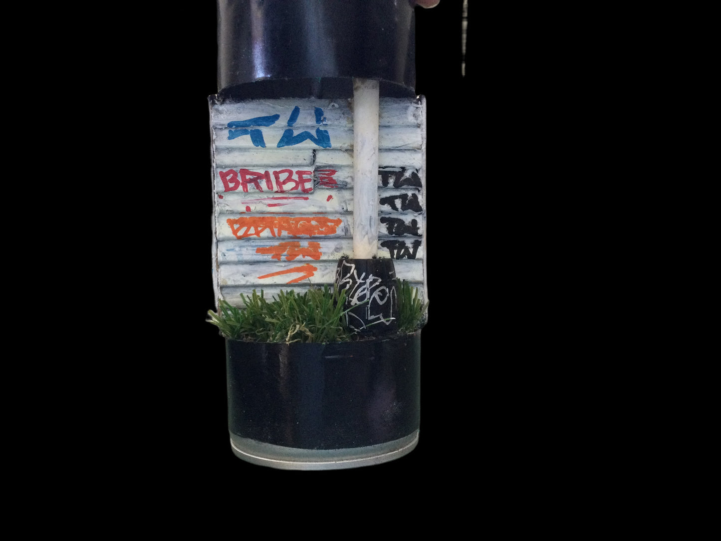 Can Art - Tagged Building Wall *SOLD*