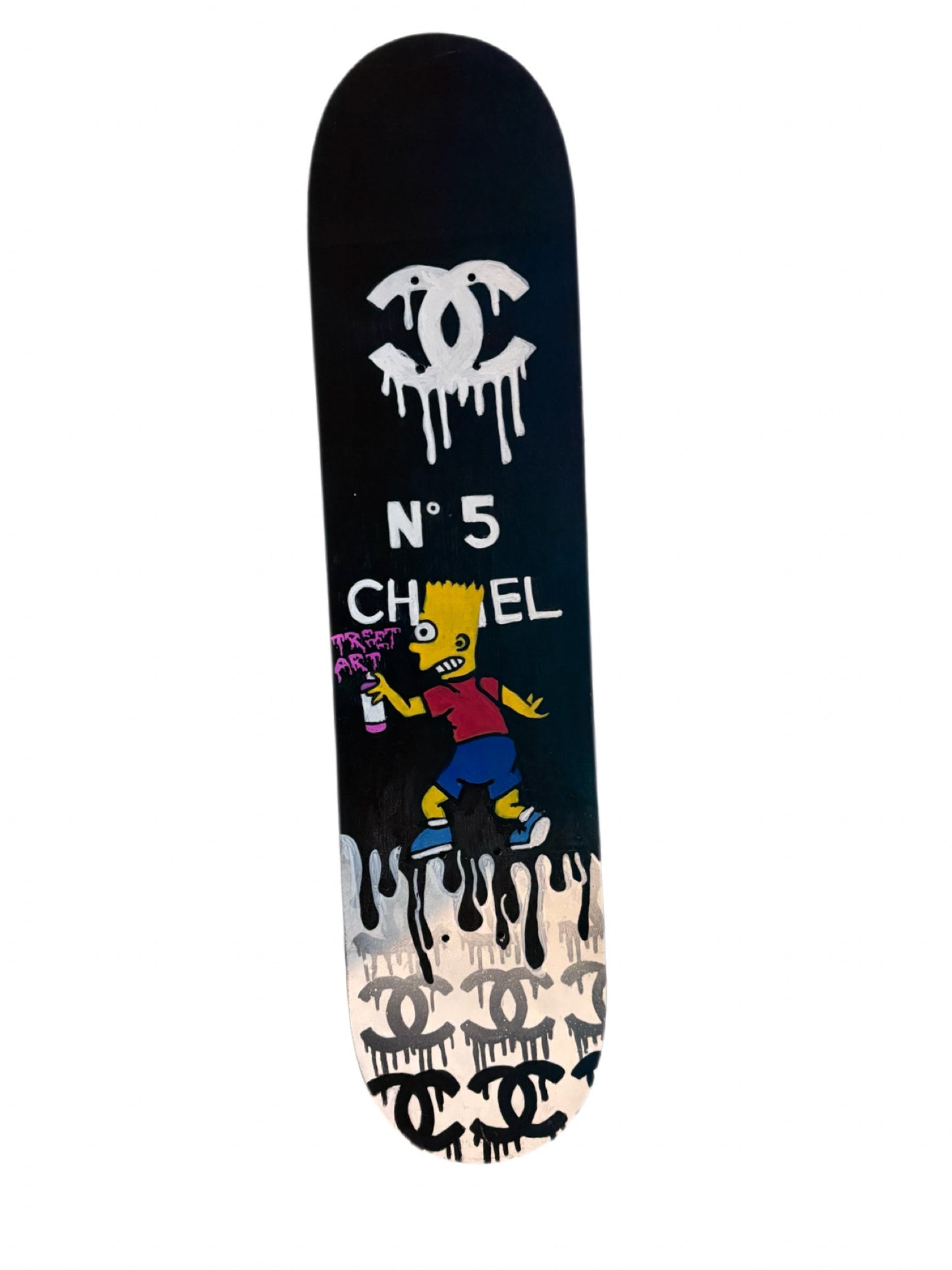 Skateboard - Chanel x The Simpson Deck
