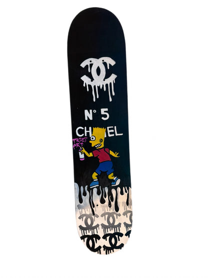 Skateboard - Chanel x The Simpson Deck