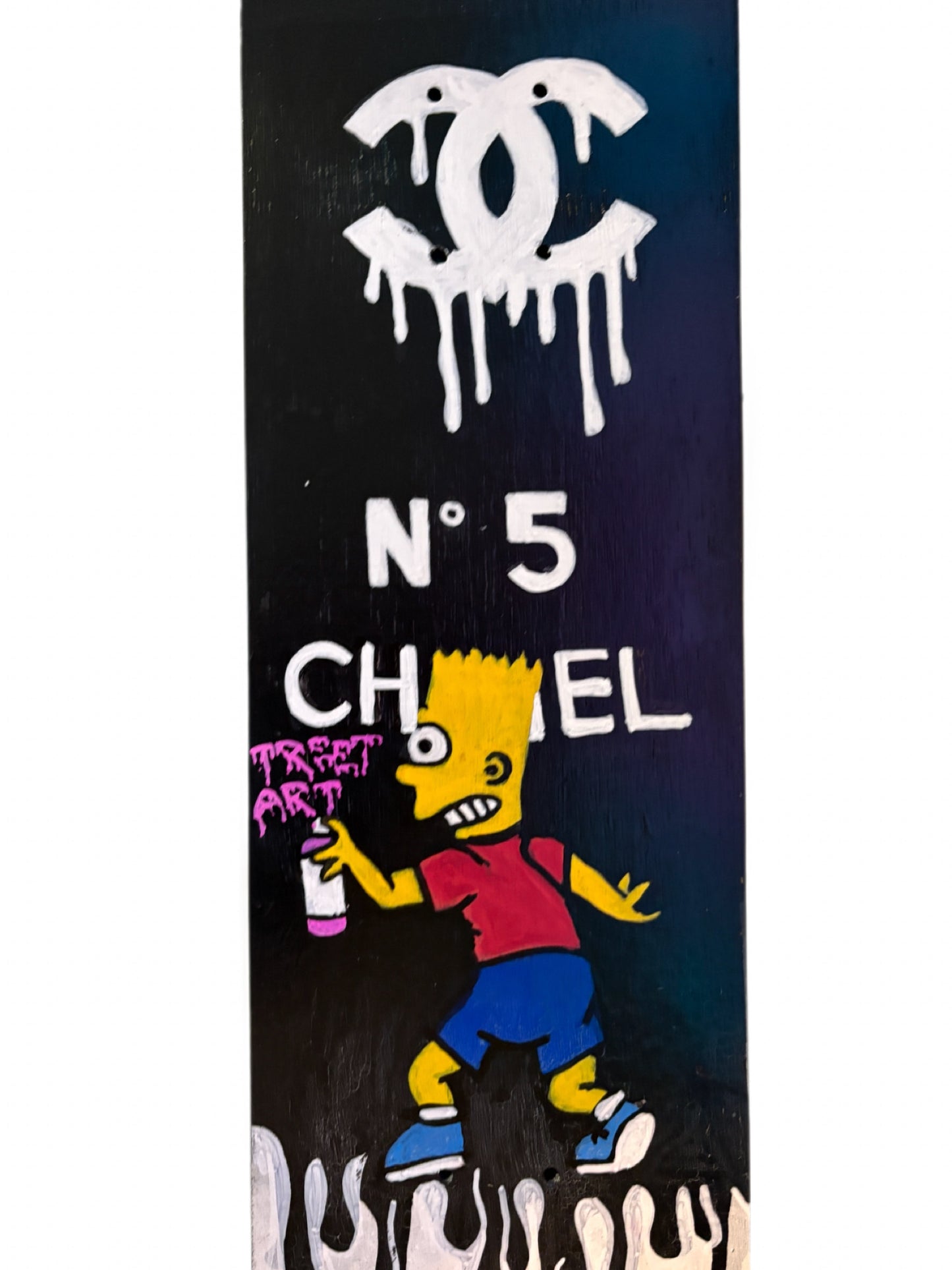 Skateboard - Chanel x The Simpson Deck