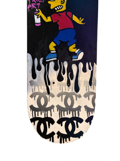 Skateboard - Chanel x The Simpson Deck