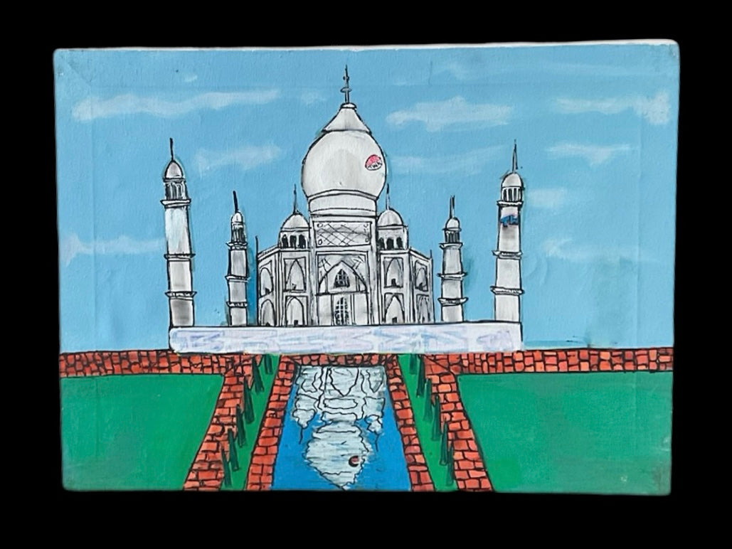 Canvas Art, Drawn - Medium - Famous Landmarks Collection