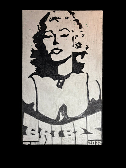 Canvas Art, Drawn - Large -Famous People -Silhouette Collection