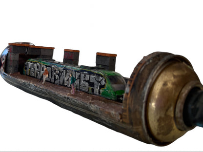 Can Art - Train  - Green Train