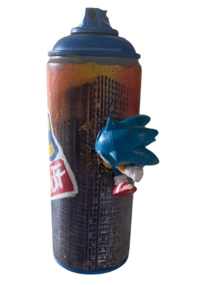 Can Art - Cartoon Collection - Sonic the Hedgehog *SOLD*