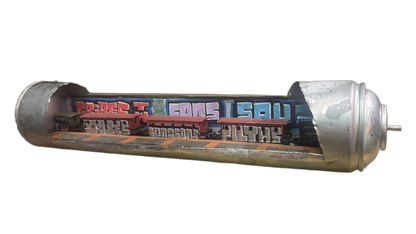 Can Art - Train - Silver Extra Large