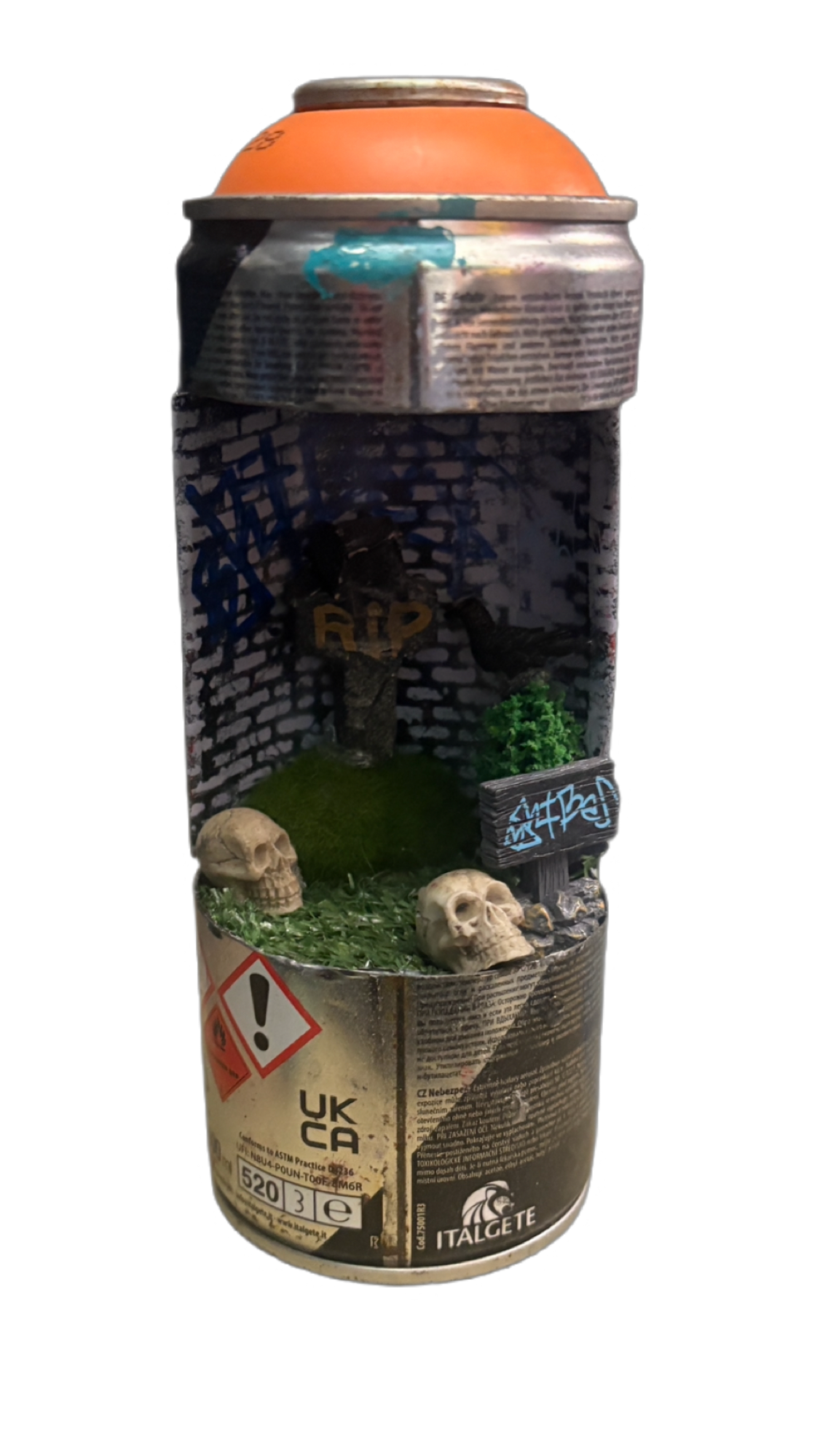 Can Art - Skulls RIP