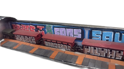 Can Art - Train - Silver Extra Large